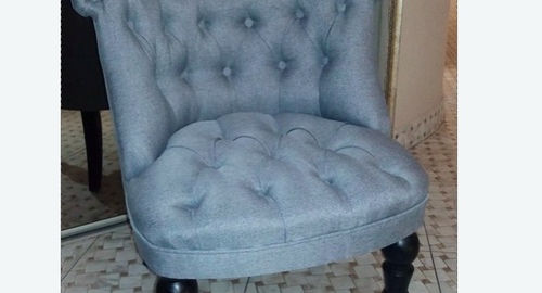 Обшивка стула на дому. Мариинск